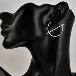 Silver Geometric Hoop Earrings
